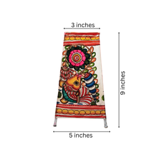 Fish with Floral Motifs – Leather Wall Hanging  | Bed Lamp