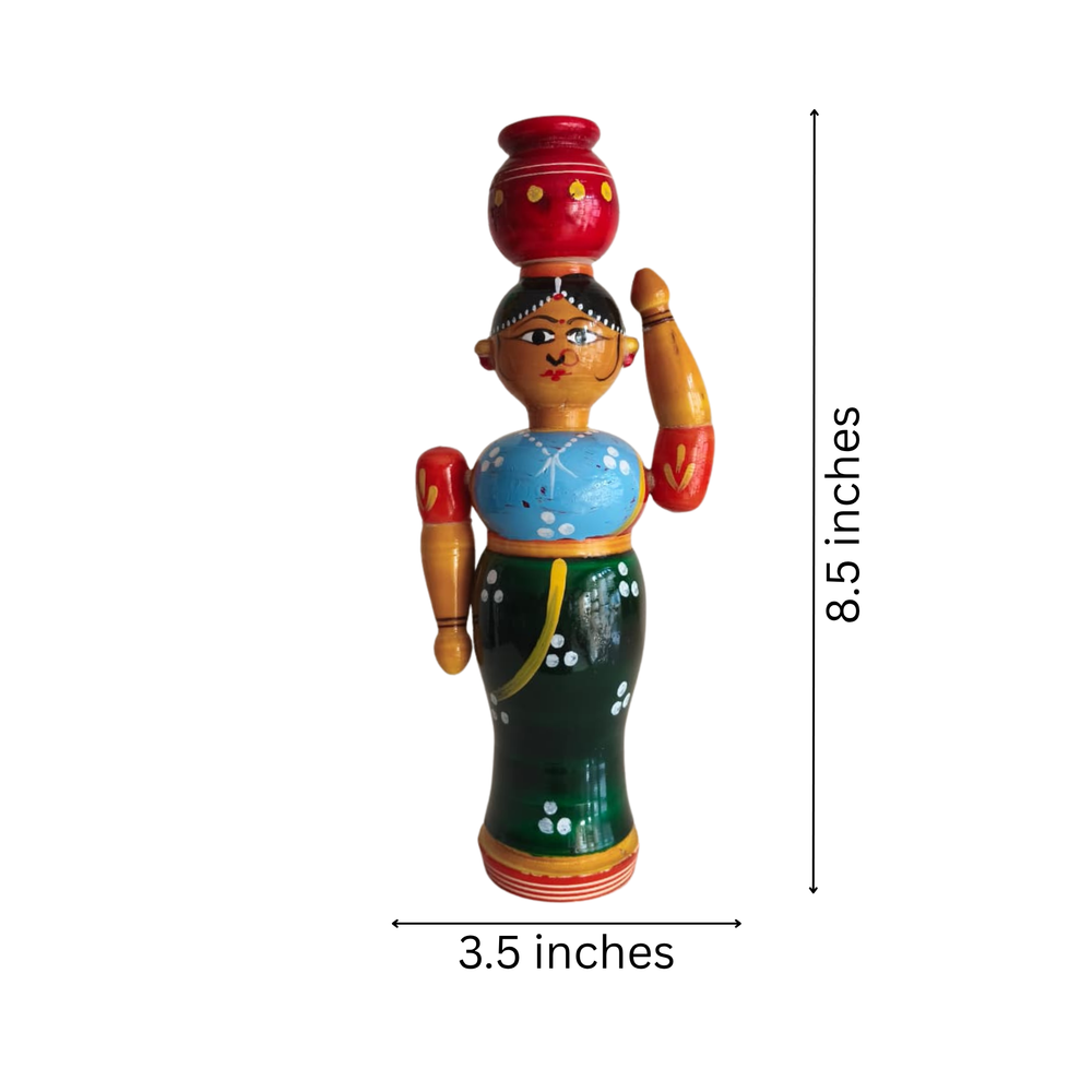 Grace of Tradition – Etikoppaka Village Woman   Etikoppaka Lacquerware