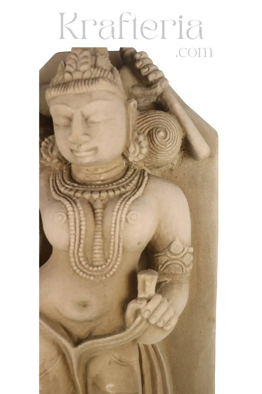 Mother and Child - A Posture of Khajuraho sculpture   Sand Stone