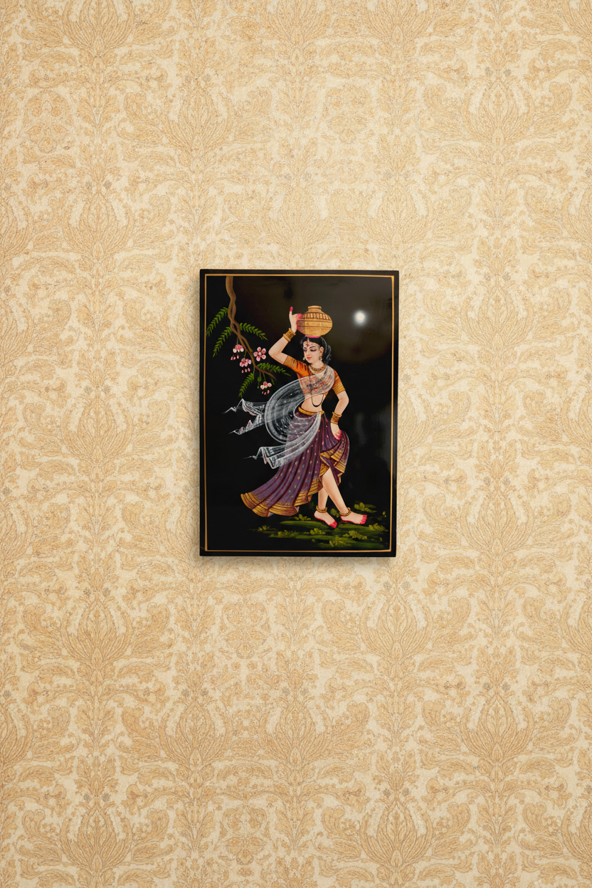 Rural woman carrying water pot