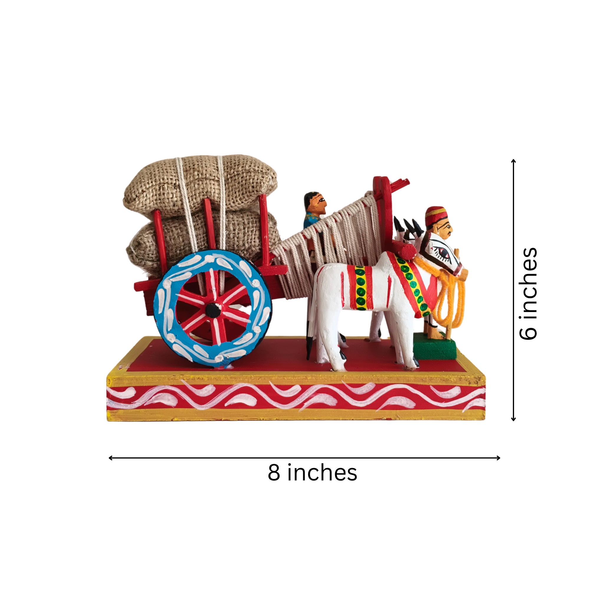 Kondapalli Bullock Cart – Traditional Village Life Wooden Craft