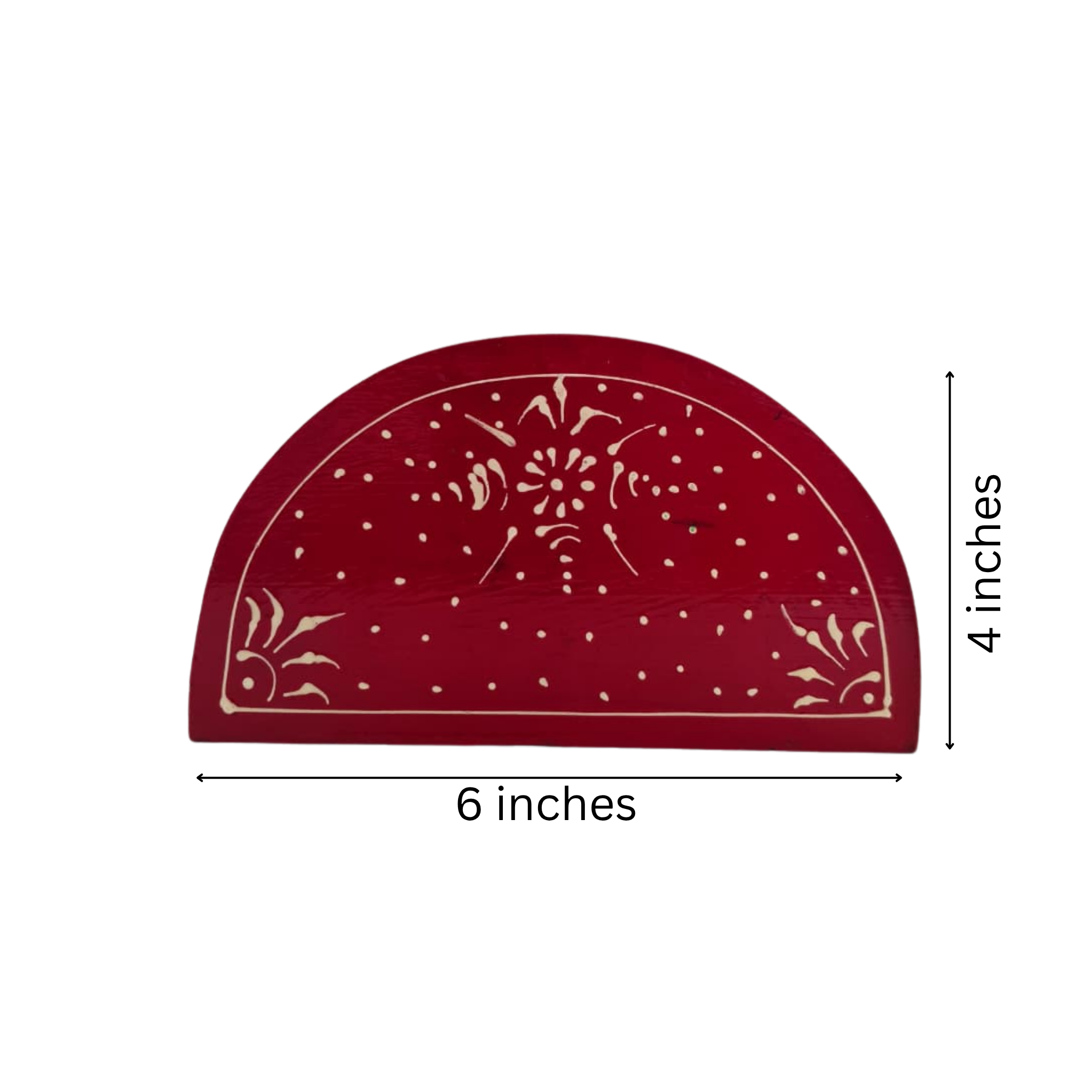 Decorative Wooden Tissue Holder | Hand-Painted Rustic Style