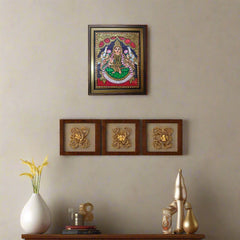 Beautiful Laxmi Devi Thanjavur Painting – Timeless Indian Craft