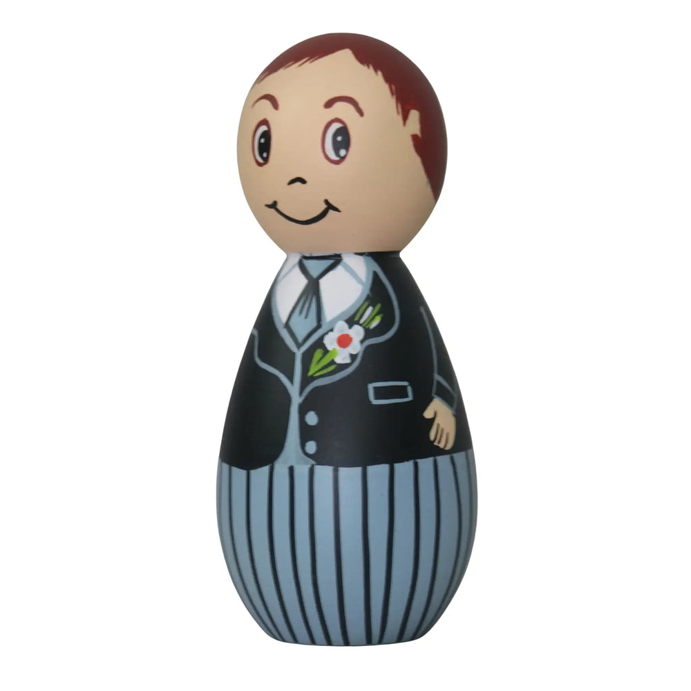 Montessori wooden boy peg doll
