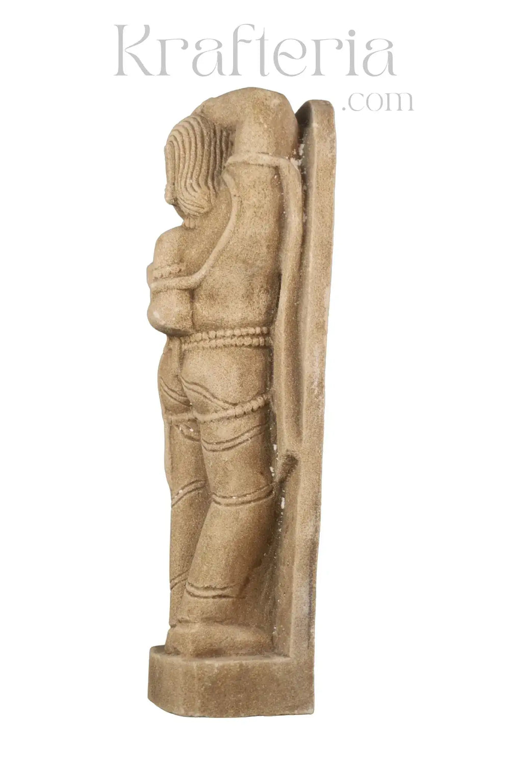 A Lady Adorning Herself with a Mirror   Sand Stone
