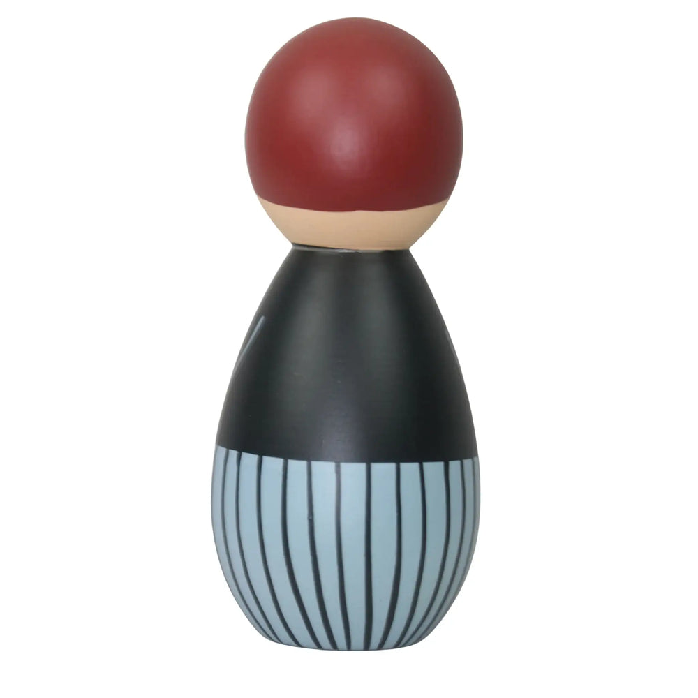 Traditional wooden boy doll toy