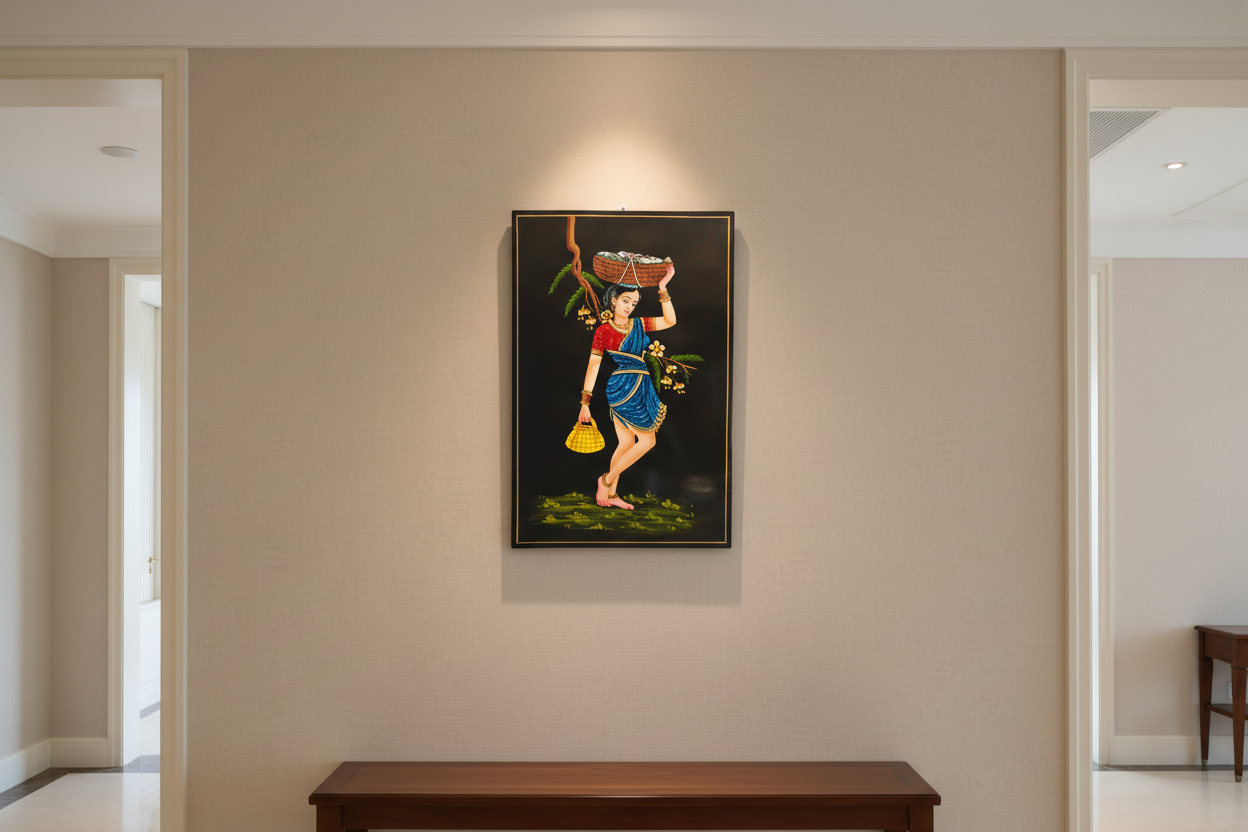 The Fisherwomen Nirmal Painting   Paintings