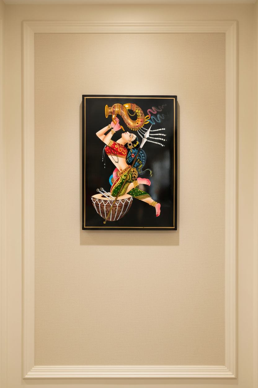 Royal horn Nirmal painting