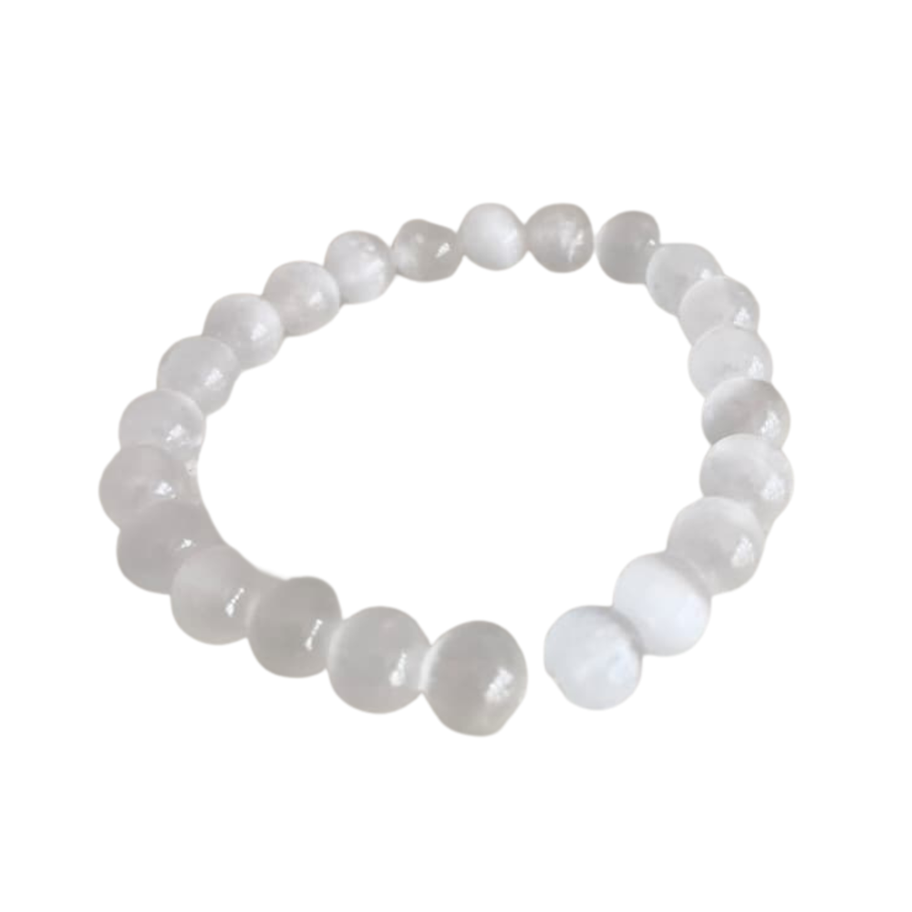 Natural Healing White Stone Bracelet   Fashion