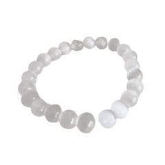 Natural Healing White Stone Bracelet   Fashion