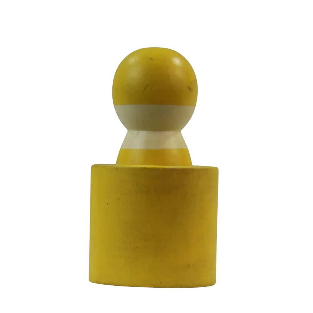 Traditional wooden crushing toy for kids with safe colors