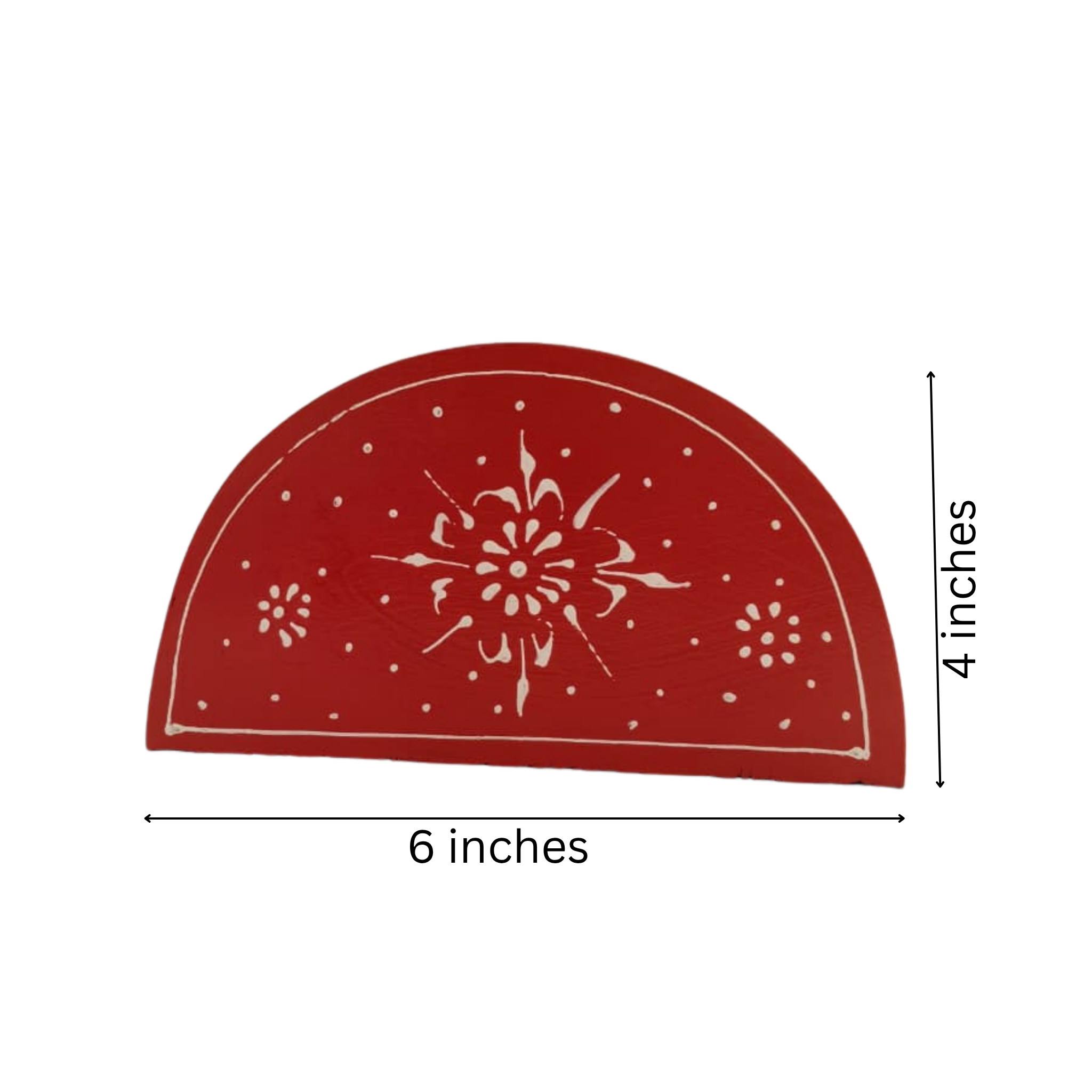 Decorative Wooden Tissue Holder | Hand-Painted Rustic Style