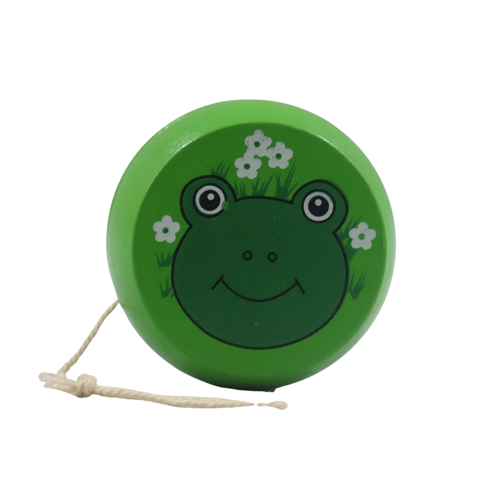 Artisan-made wooden spinner toy for children