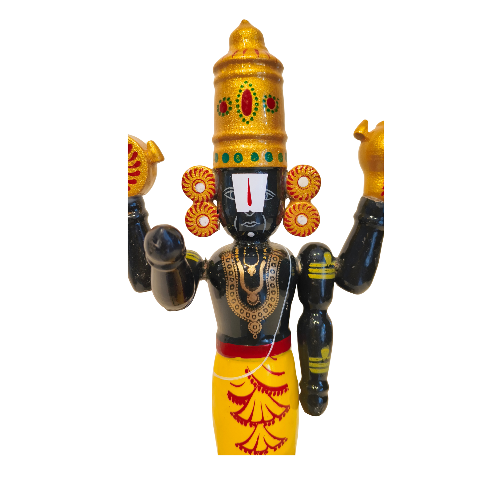 Authentic Etikoppaka Balaji - Lacquer-ware Divine Figurine