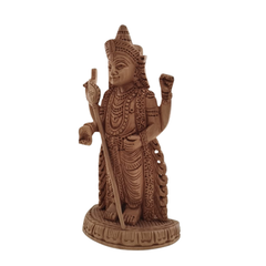 Murugan/Shanmugan Idol | Traditional Hindu Deity Sculpture