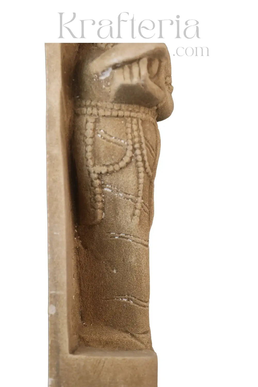 A Lady Adorning Herself with a Mirror   Sand Stone