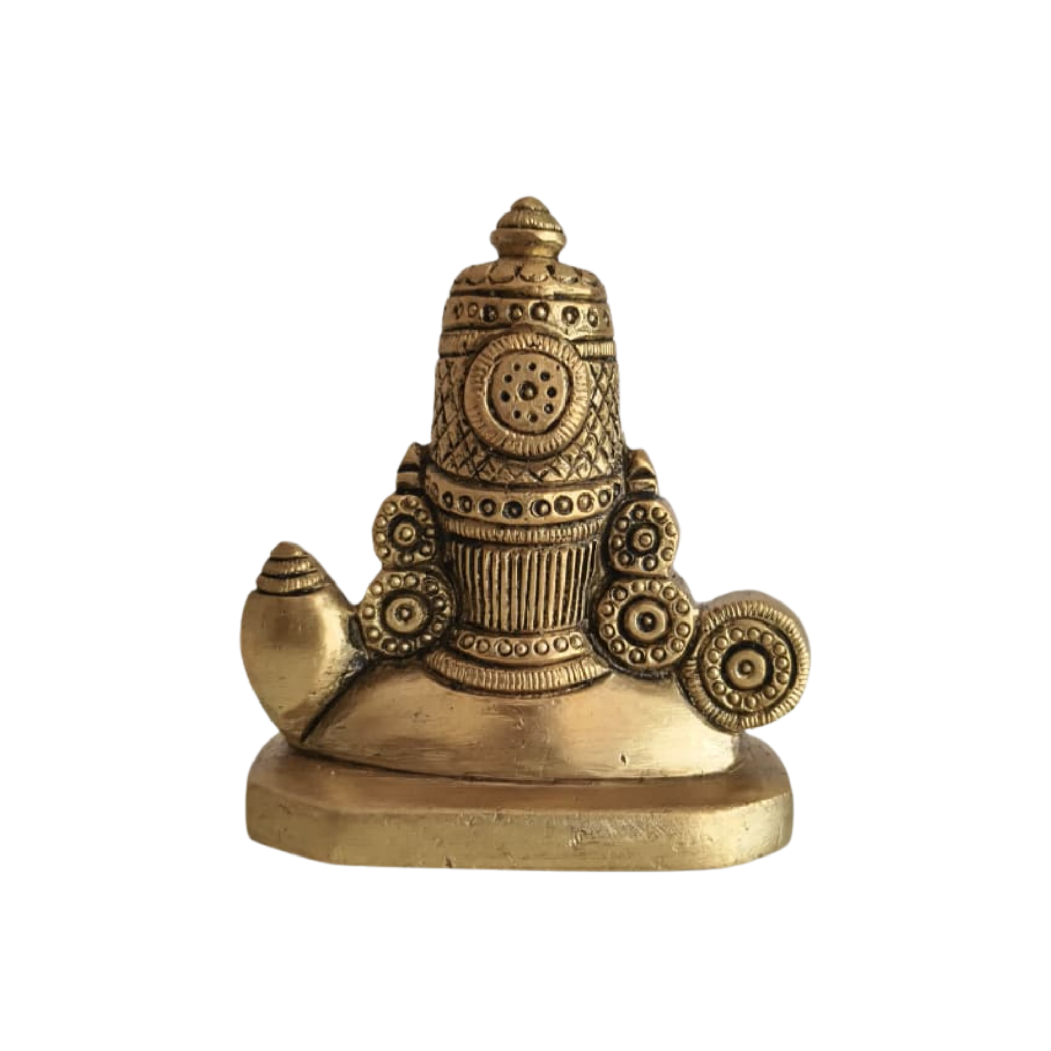 Brass Lord Venkateswara Face Idol (Tirupati Balaji)