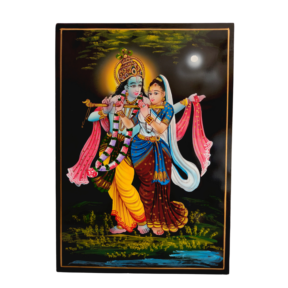 Divine Union of Radha Krishna – Nirmal Painting   