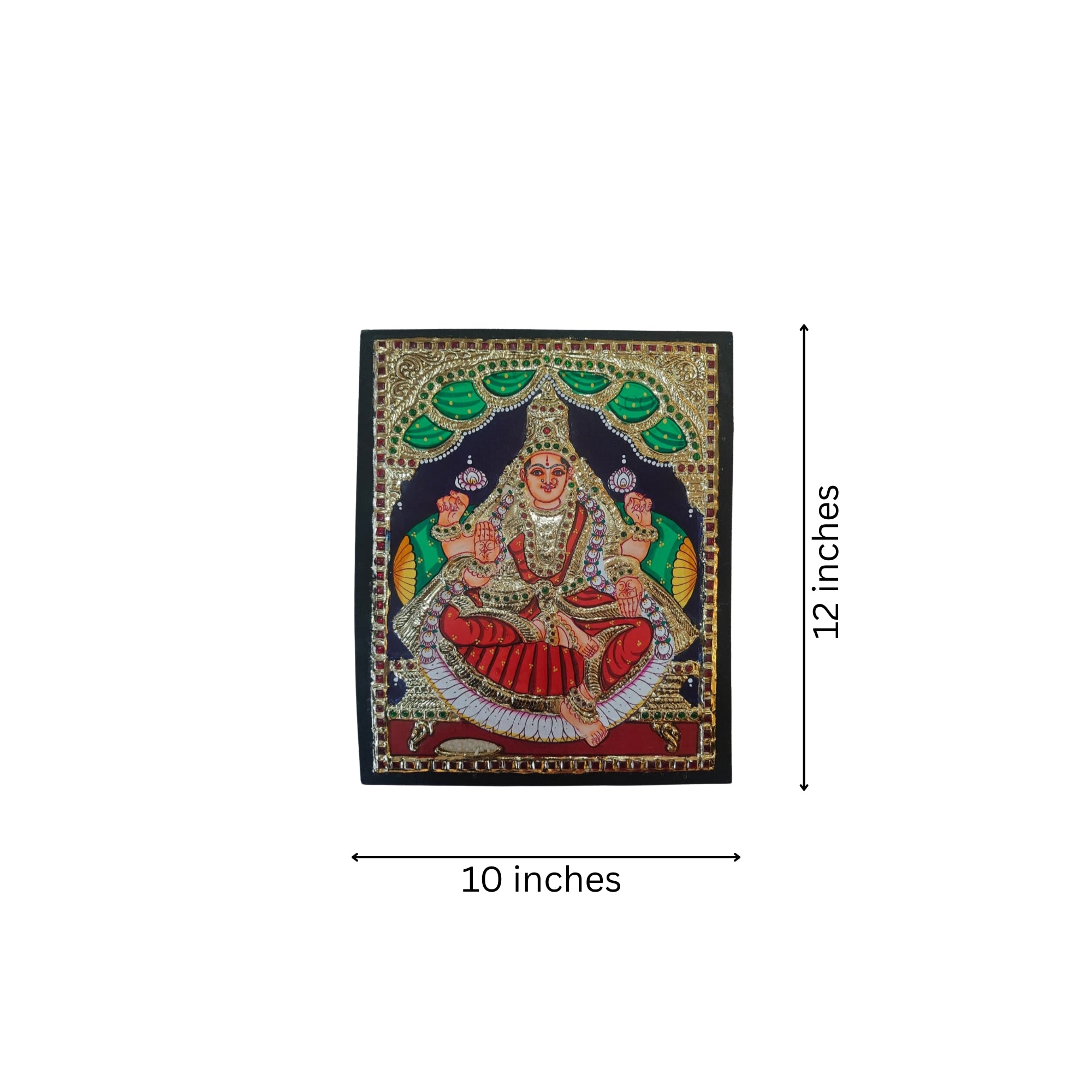 Thanjavur Style Laxmi Devi Painting – Classic Cultural Decor