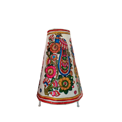 Handcrafted Leather Puppetry – Majestic Peacock Design | Bed Lamp