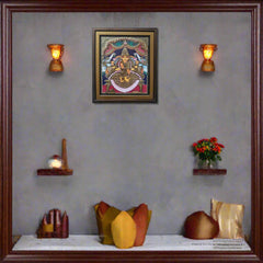 Thanjavur Style Laxmi Devi Painting – Classic Cultural Decor