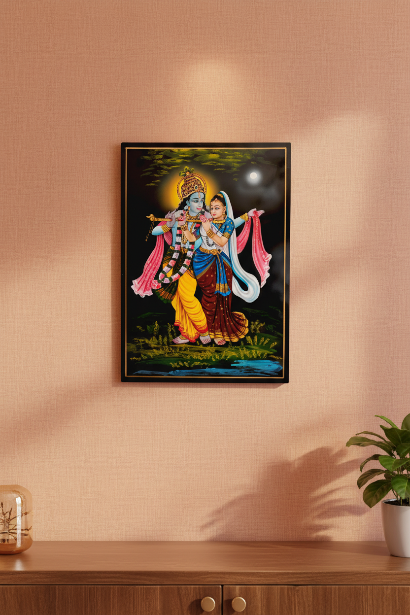 Nirmal Radha Krishna painting