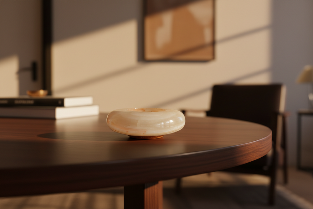 Onyx Ashtray – Hexagon Natural Stone Smoking Ash Tray   Marble