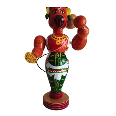 Etikoppaka Lord Hanuman Wooden Statue   Etikoppaka Lacquerware