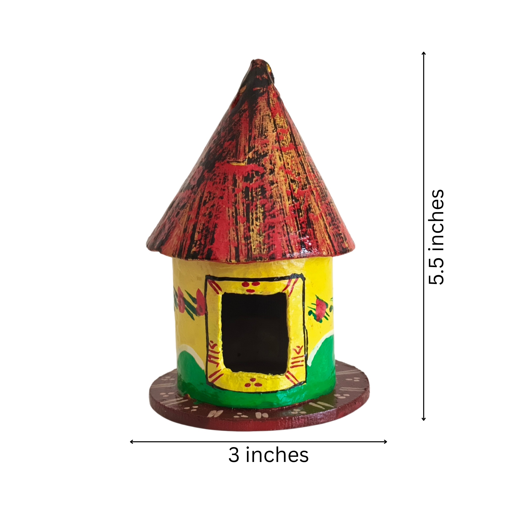 Rustic Charm - Handcrafted Kondapalli Village Hut