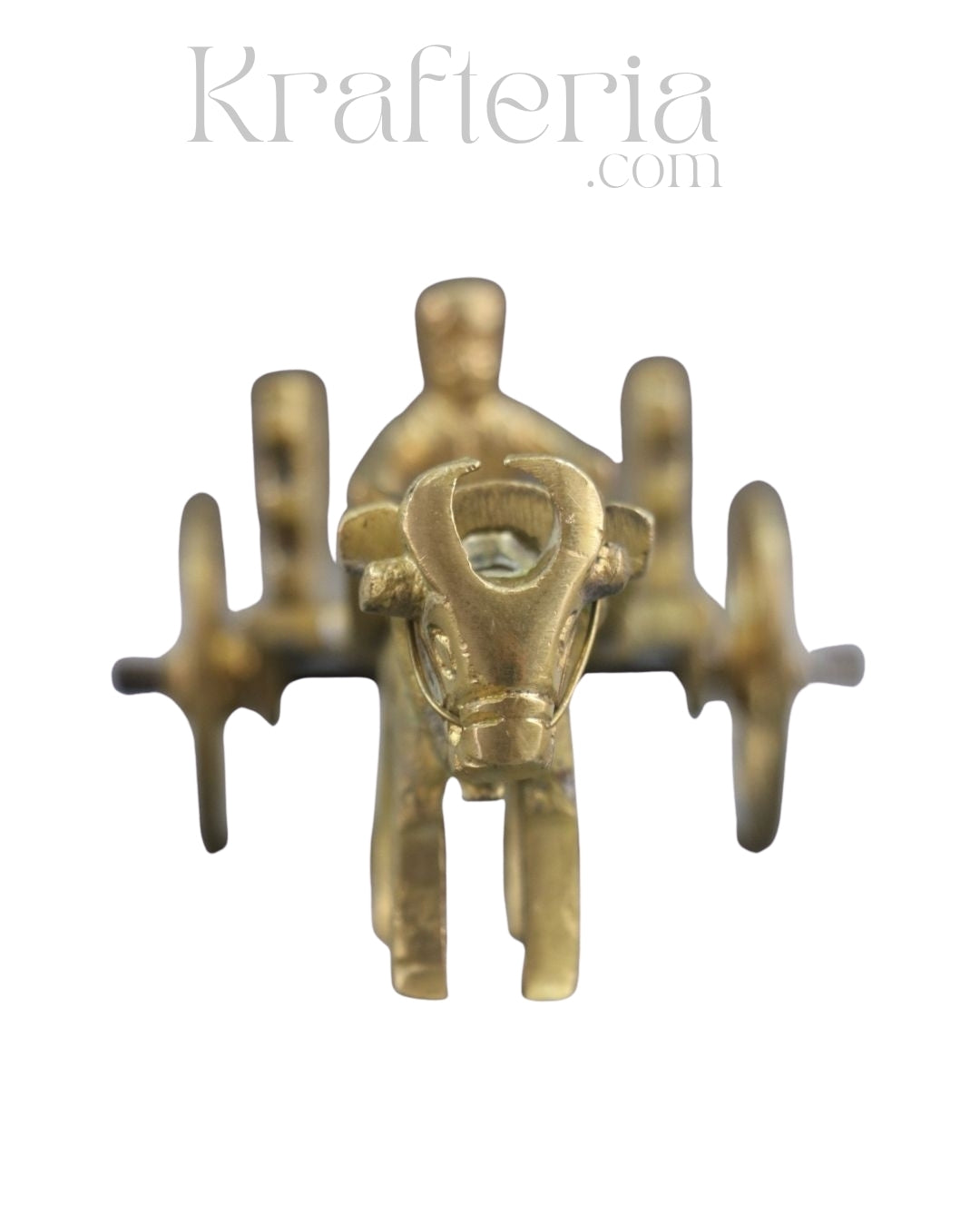 Premium Brass Bullock Cart – Ideal for Gifting & Collectors