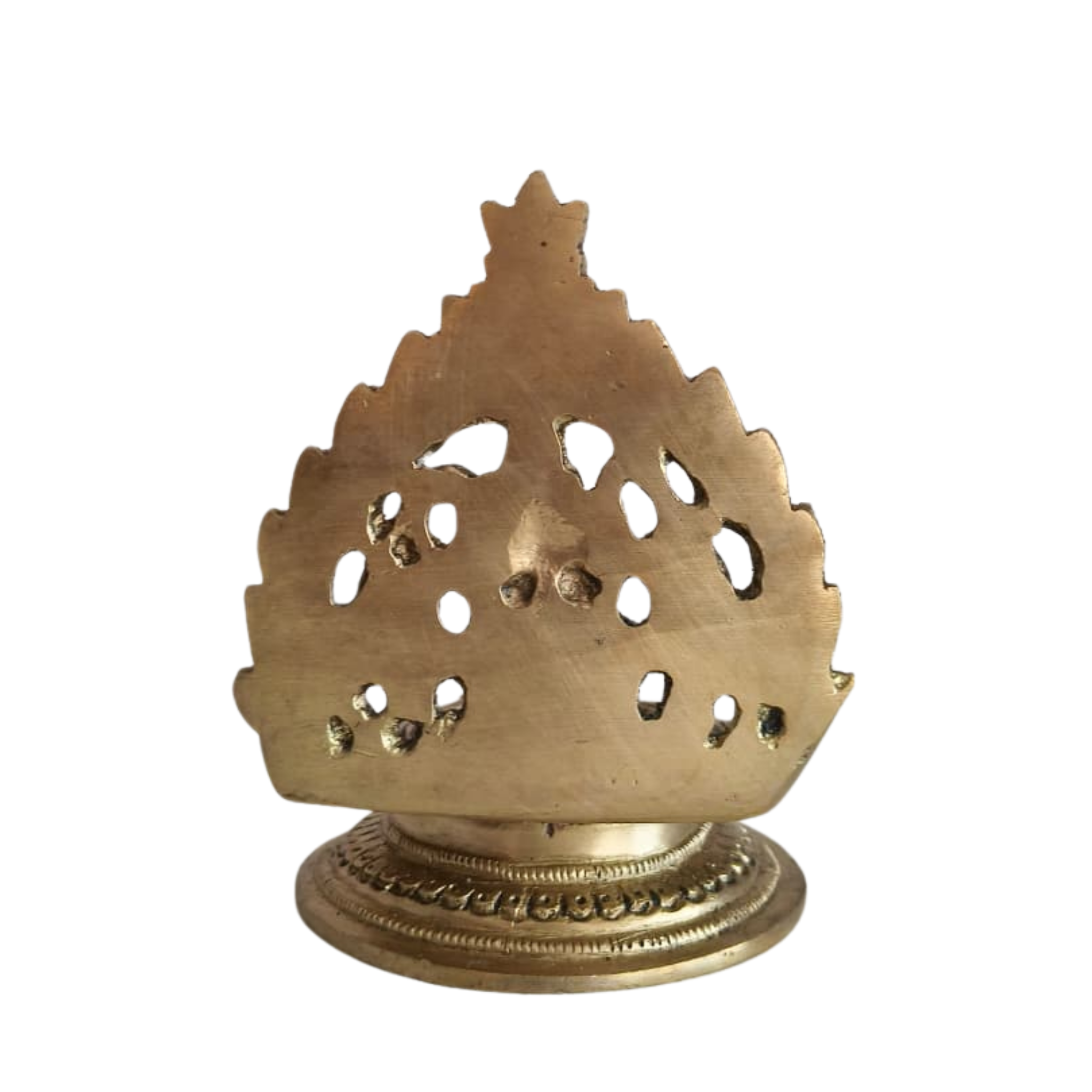 Brass Gaja Lakshmi Diya (Oil Lamp with Elephants)