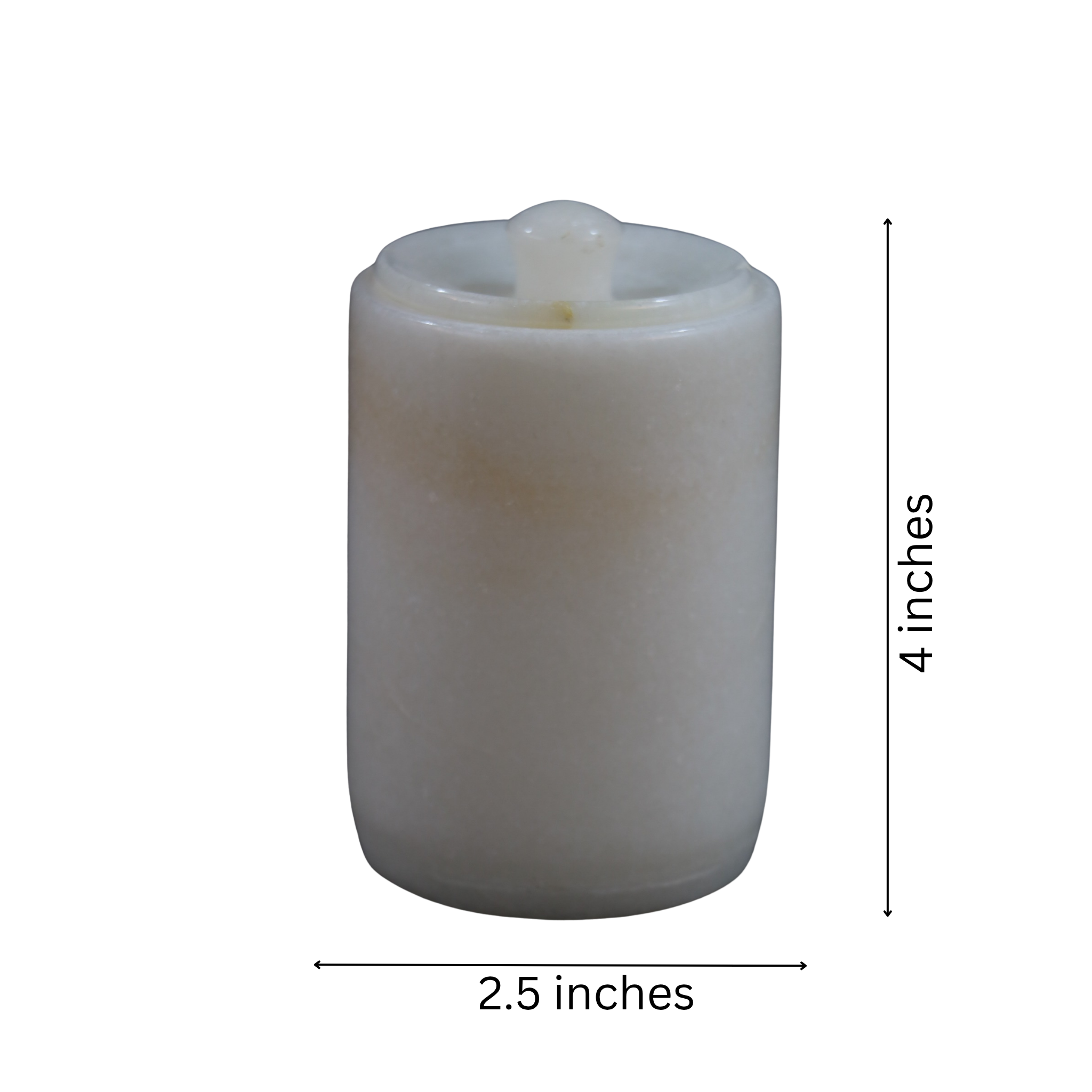 Handcrafted Marble Container – Stylish Storage Jar