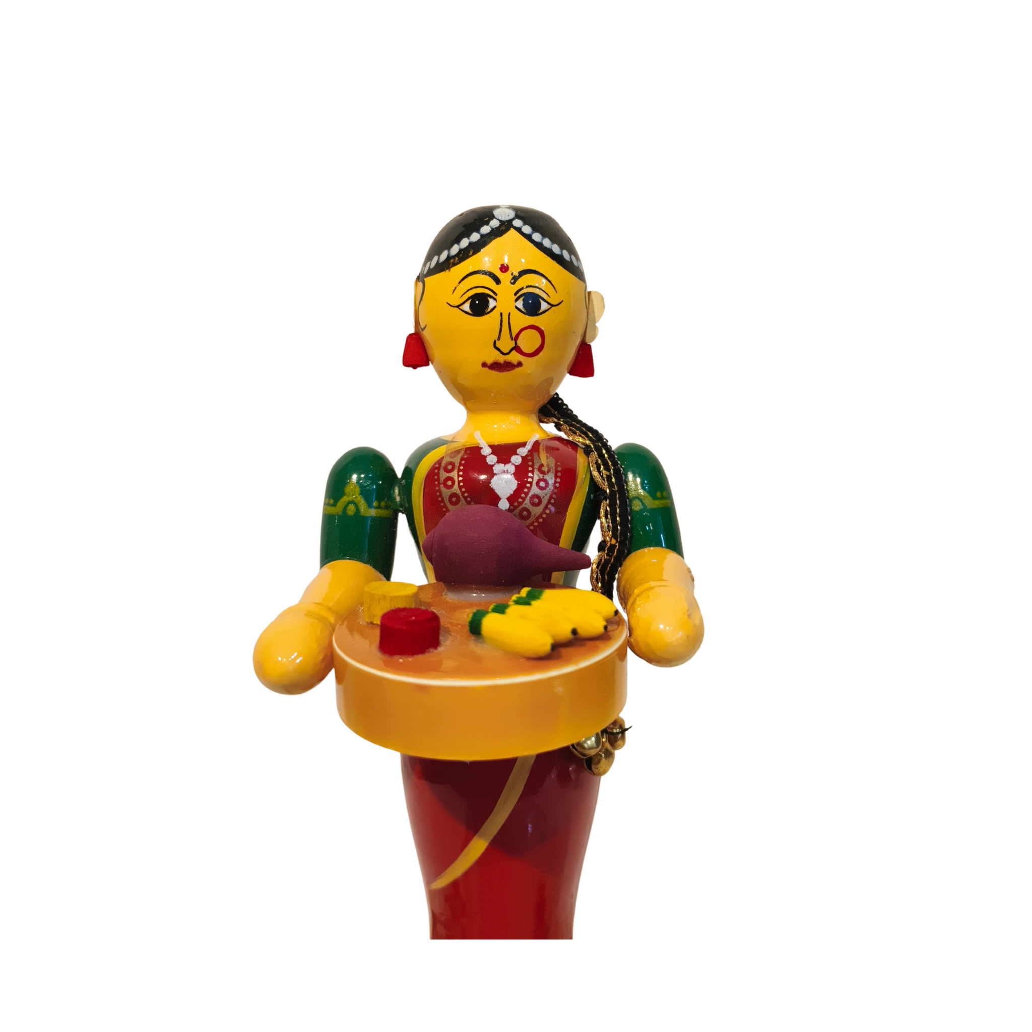 Woman with Offering Tray Etikoppaka Art