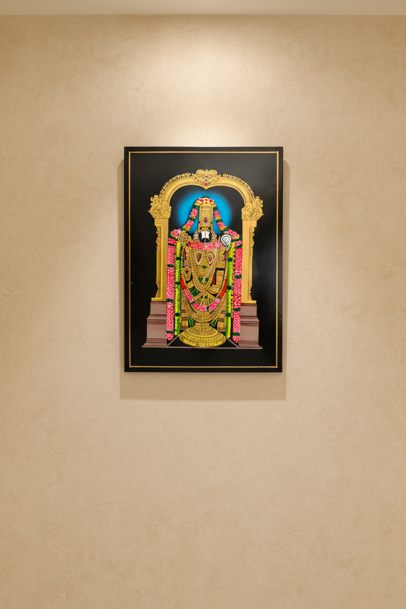 Tirupati Balaji Nirmal painting