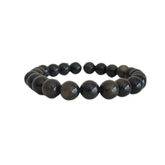 Violet Gemstone Bead Bracelet – Natural Crystal Bracelet   Fashion