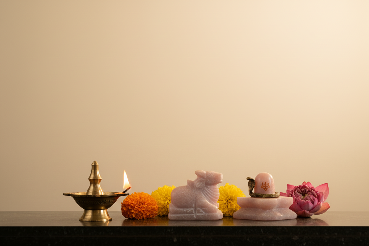 Marble Nandi Idol – Sacred Nandi Bull Statue for Pooja & Home Décor   Marble