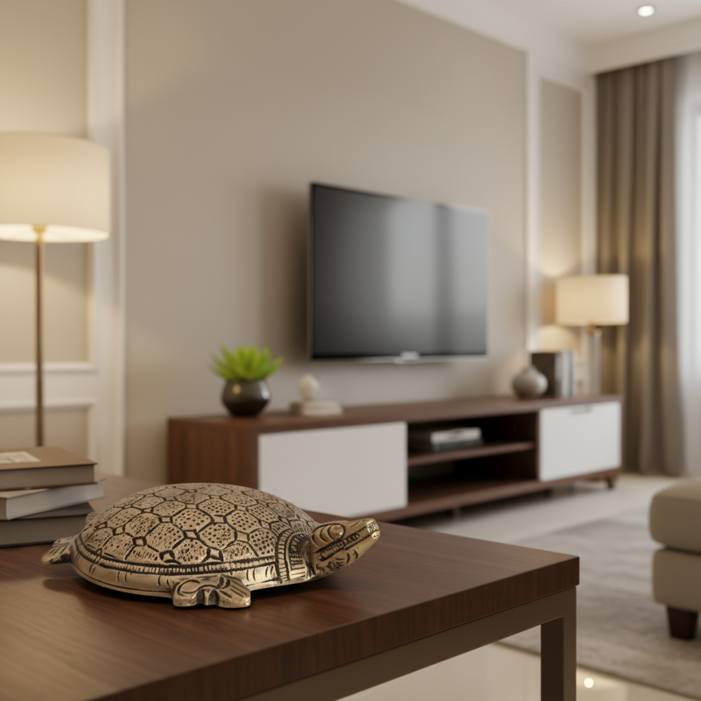 Decorative Brass Tortoise (Turtle) Showpiece