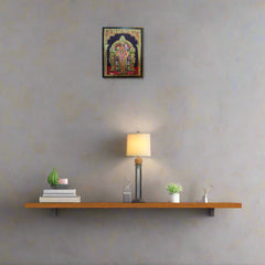 Karthikeya Thanjavur Painting – Elegant & Vibrant Indian Masterpiece