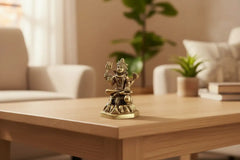 Brass Lord Shiva Idol – Mahadev Statue for Spiritual Home Decor   Brass Ware