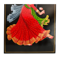 Handcrafted Telangana Nirmal painting dancer