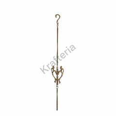 Handmade Ethnic Brass Hanging Diya for Home Entrance & Mandir   Brass Artwork