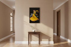 Kathak dancer wall art Nirmal painting
