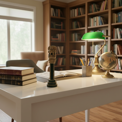 Handmade Wooden Ashoka Pillar | Traditional Indian Decor