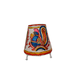 Peacock Design in Leather Shadow Puppetry – Ethnic Home Decor | Bed Lamp