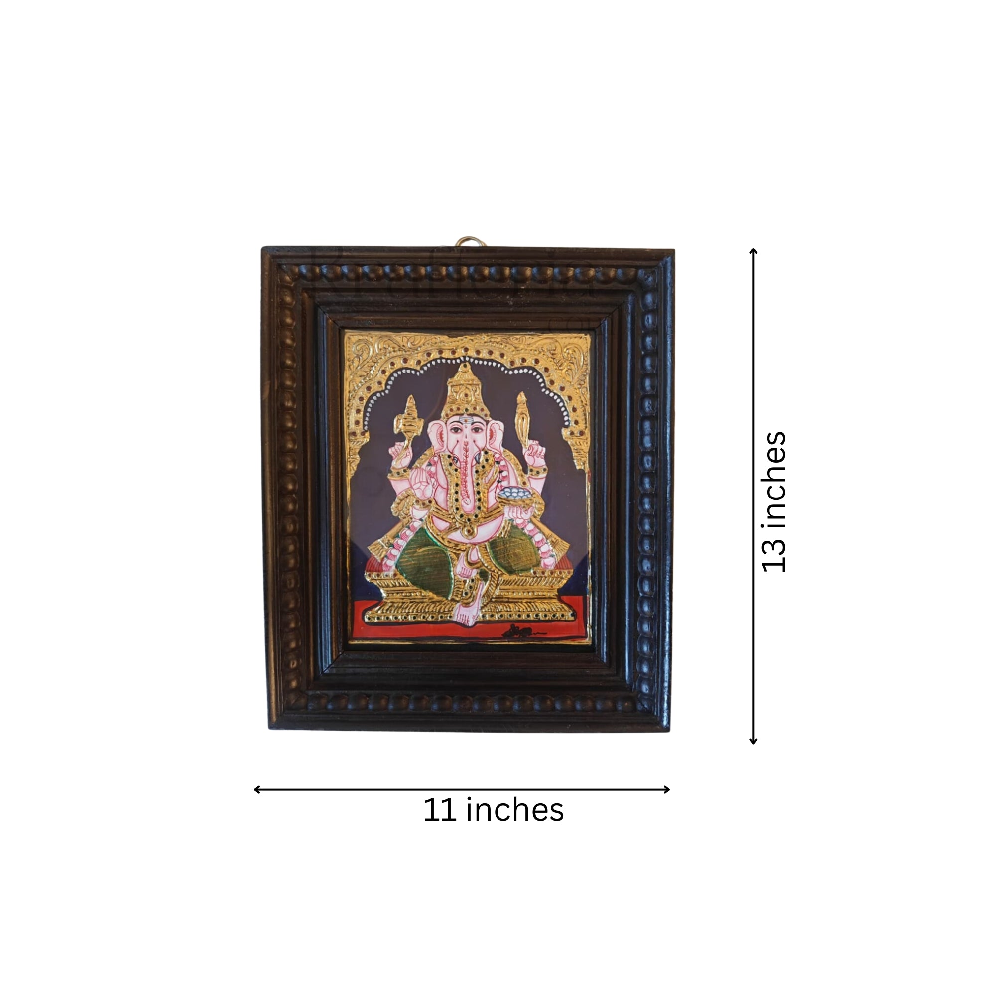 Divine Presence: Lord Ganesha in Tanjavur Style