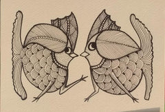 Whispers of the Wild A Handcrafted Gond painting   Paintings