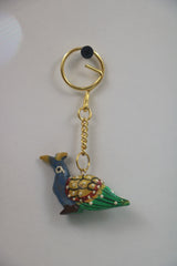 Hand-Carved Wooden Key Chains from Jaipur