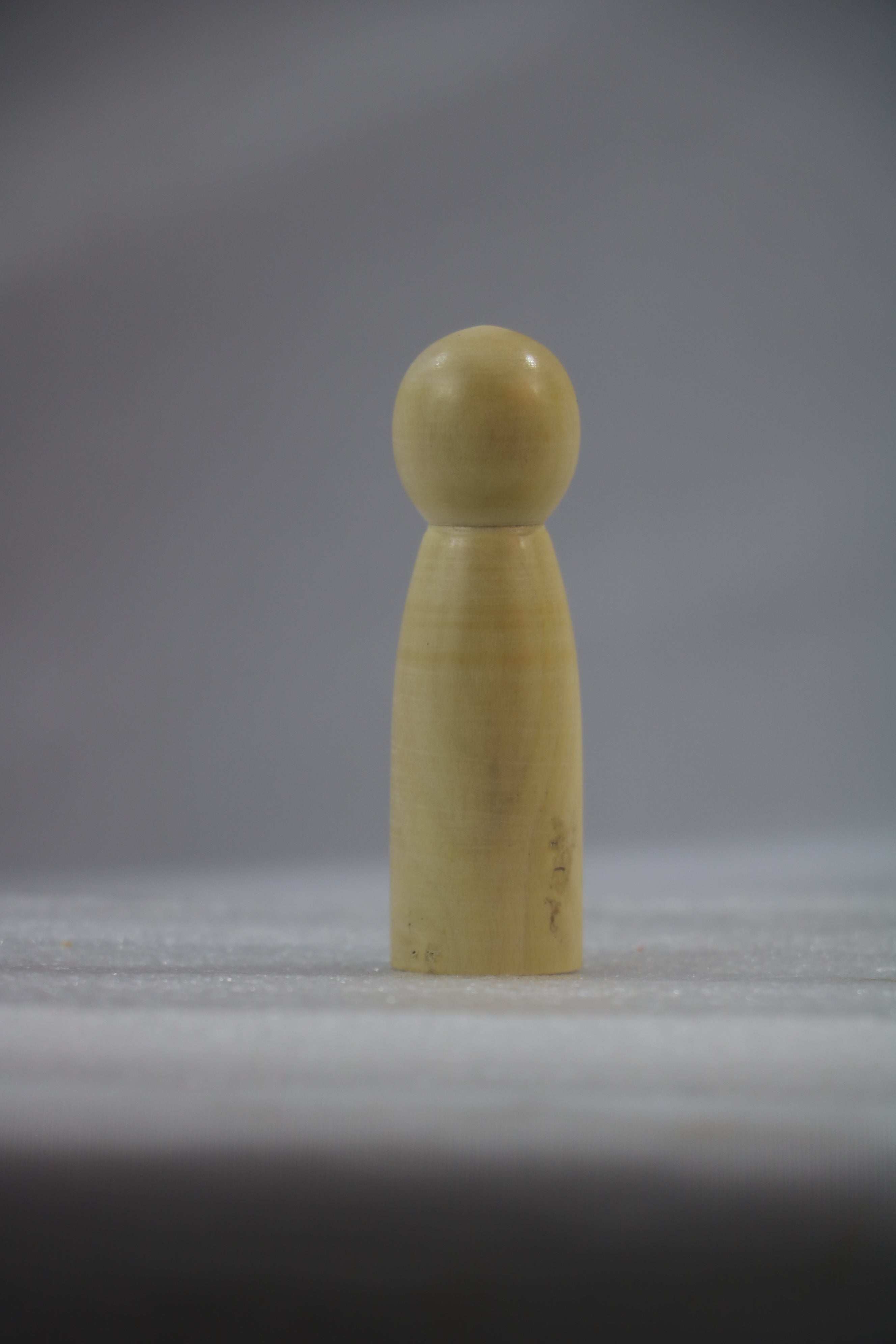 Natural Wooden Peg Doll – Plain & Ready for Your Creativity