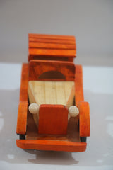 Vintage Style Wooden Car – Decorative Accent Piece