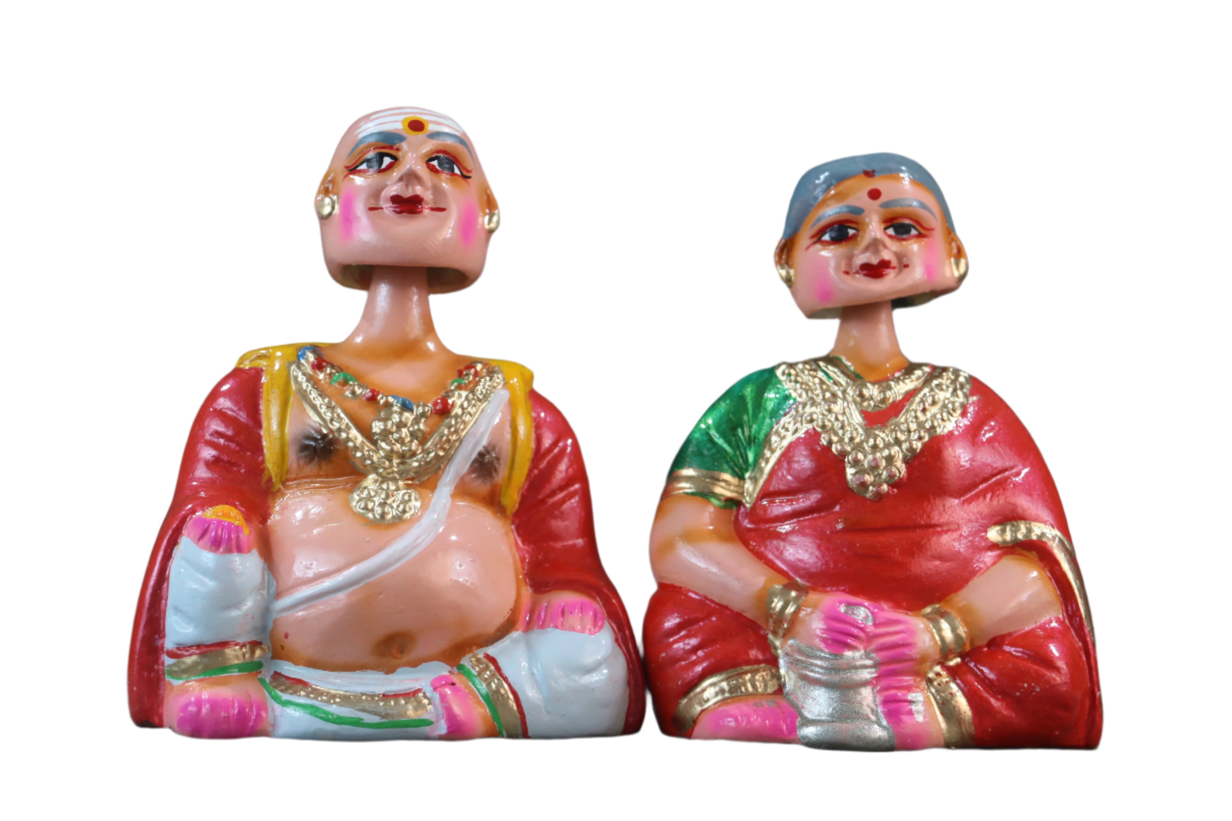 Traditional Thanjavur Dolls – Handcrafted South Indian Golu Figurines